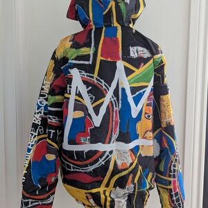 Nike Basquiat Multicolor Graphic Raincoat